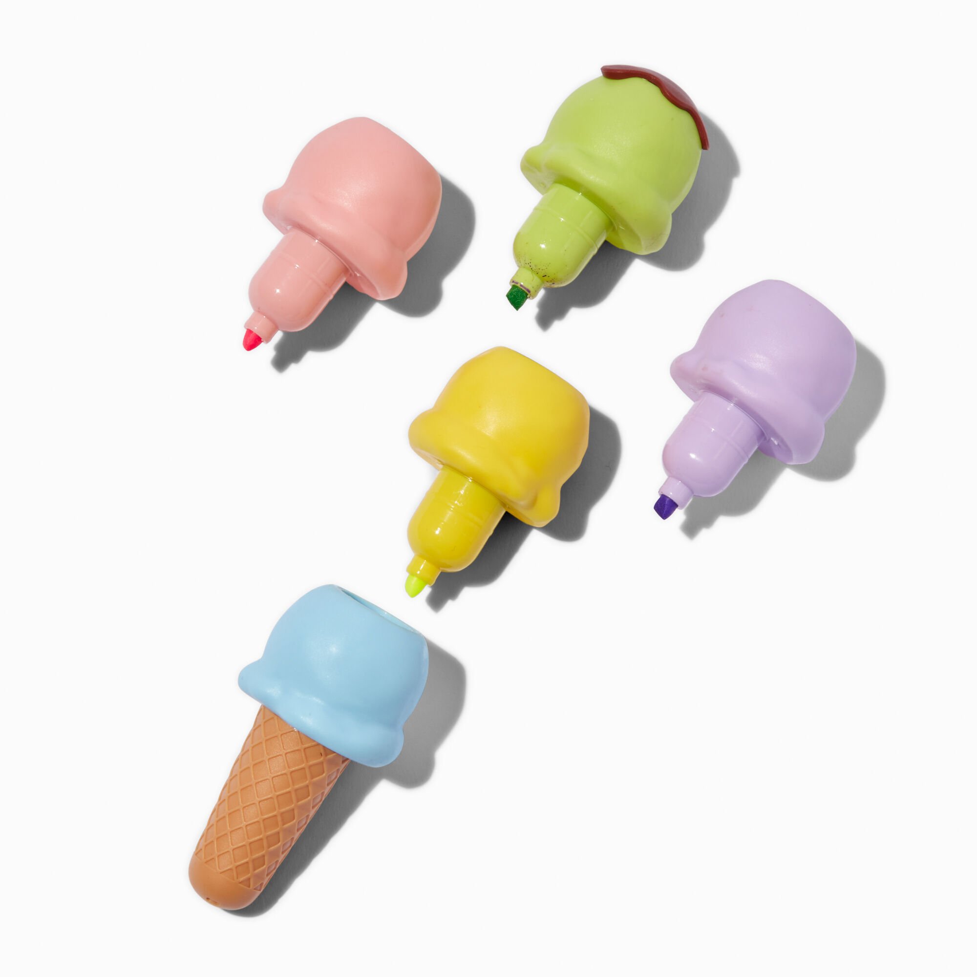 Ice Cream Cone Multicolored Highlighter,
