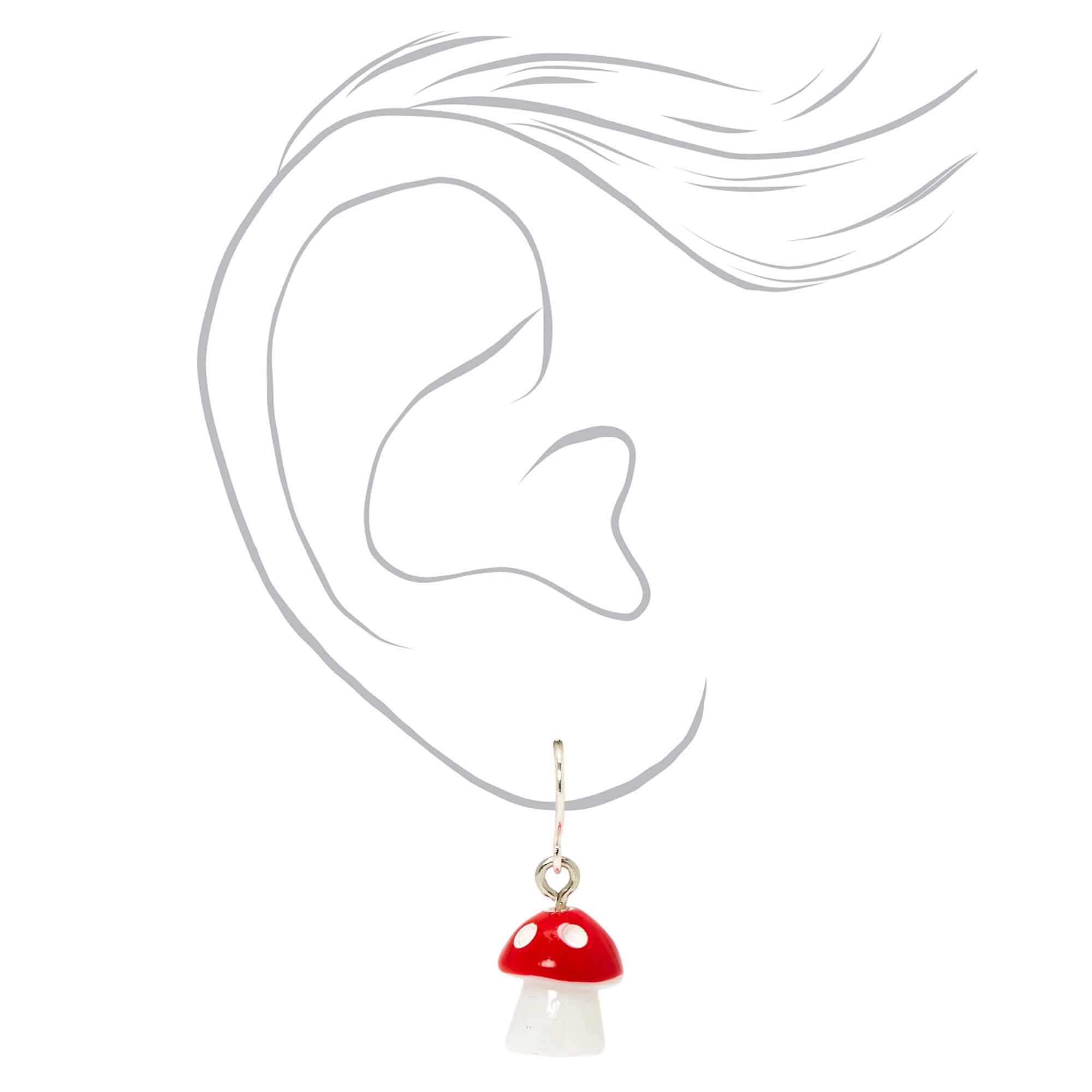 Mushroom 2025 drop earrings