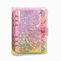 Checkered Daisy Clear Spiral Notebook,