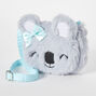 Claire&#39;s Club Furry Koala Bear Crossbody Bag,