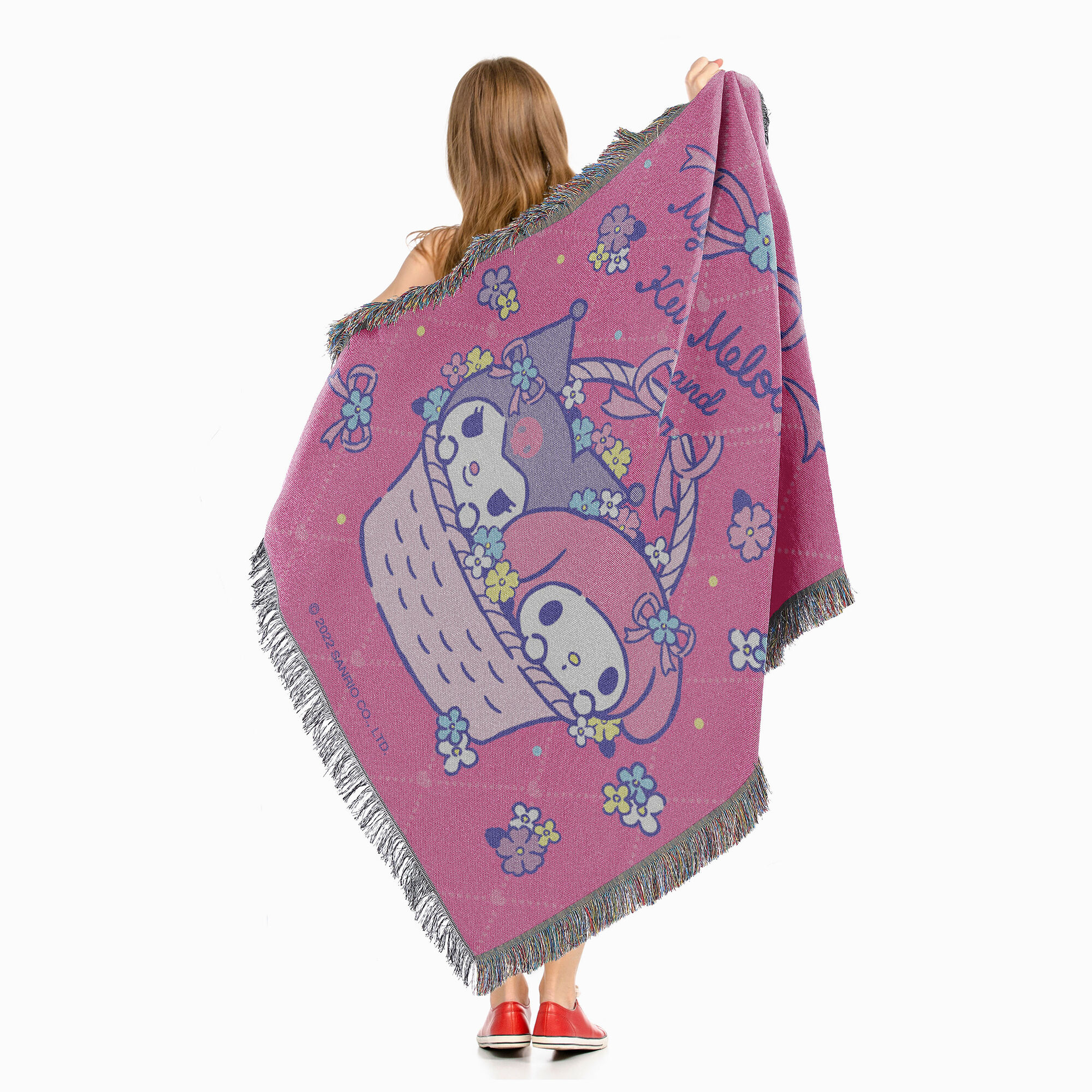 My Melody™ Flower Basket Fun Woven Tapestry Throw (ds),
