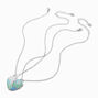 Best Friends Forever Letter Heart Pendant Necklaces - 2 Pack ,