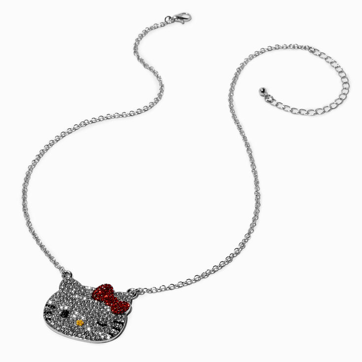 Hello Kitty&reg; 50th Anniversary Claire&#39;s Exclusive Silver-tone Pendant Necklace,