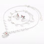 Claire&#39;s Club Pearl Bow Jewelry Set - Pink,