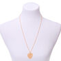 Gold Palm Leaf Long Pendant Necklace,