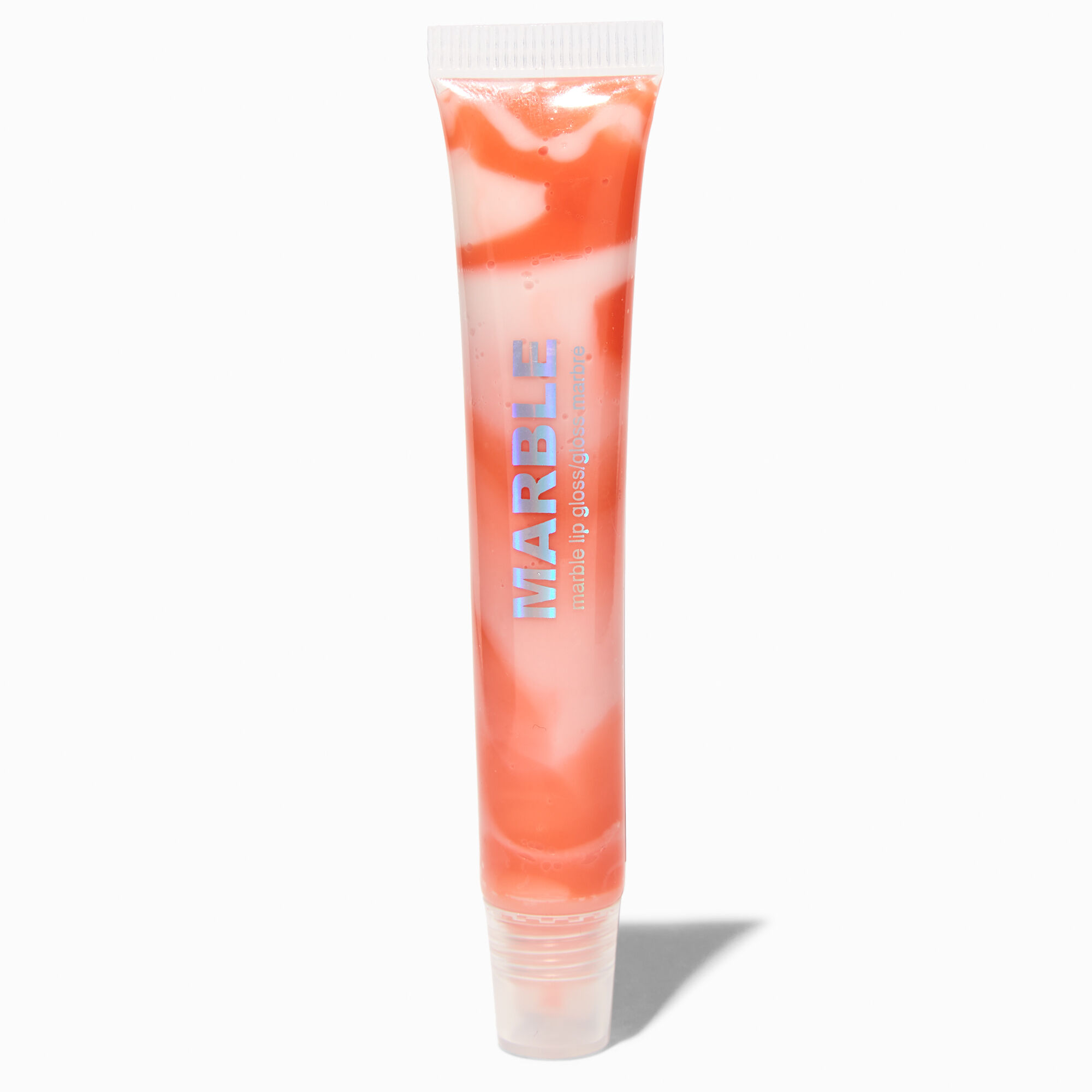 View Claires Marble Glossy Lip Gloss Tube Coral information