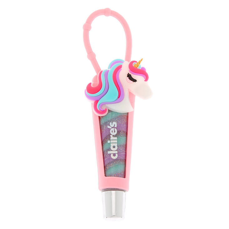Claire's Tube de gloss avec breloque Miss Glitter la licorne parfum guimauve