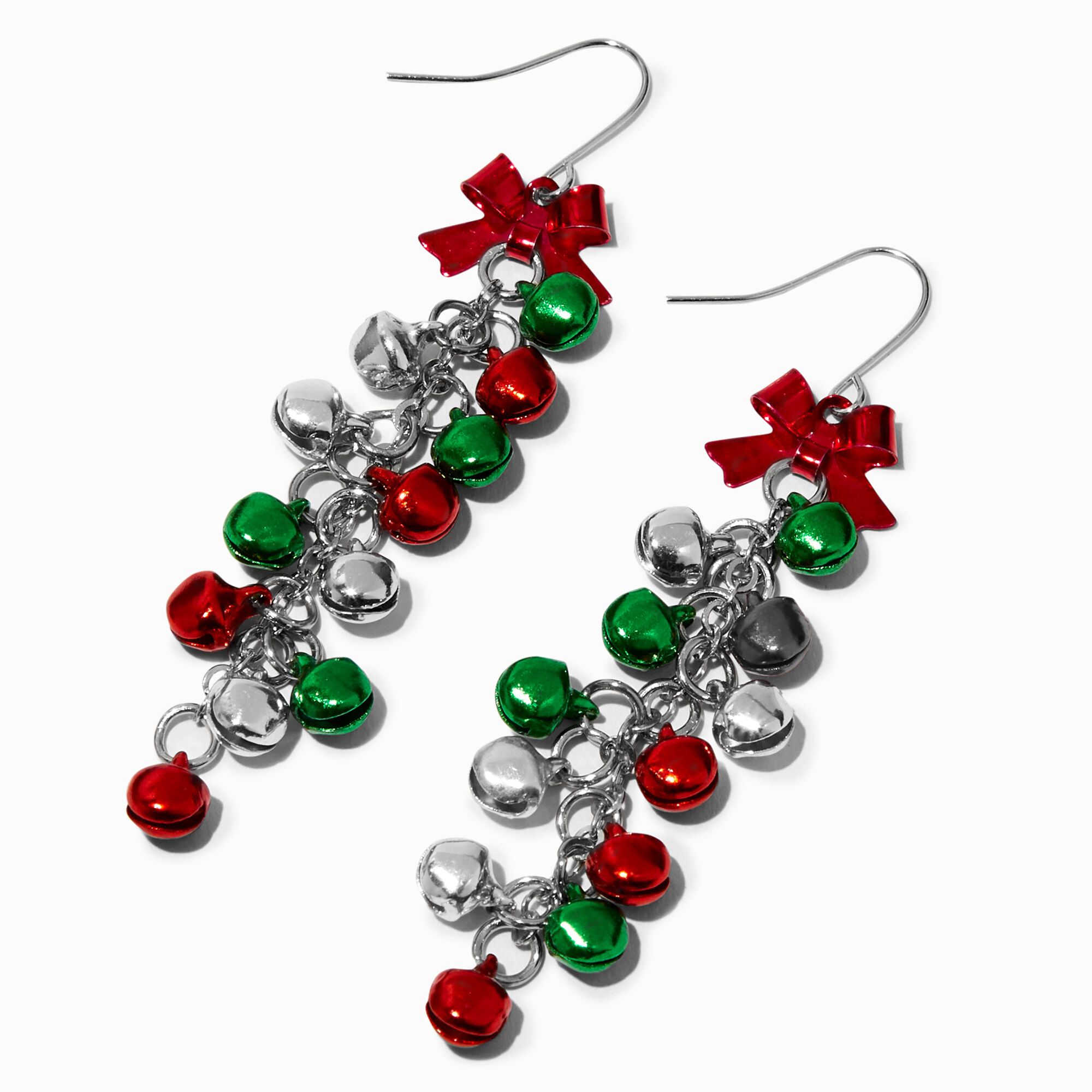 View Claires Jingle Bells 25 Linear Drop Earrings information
