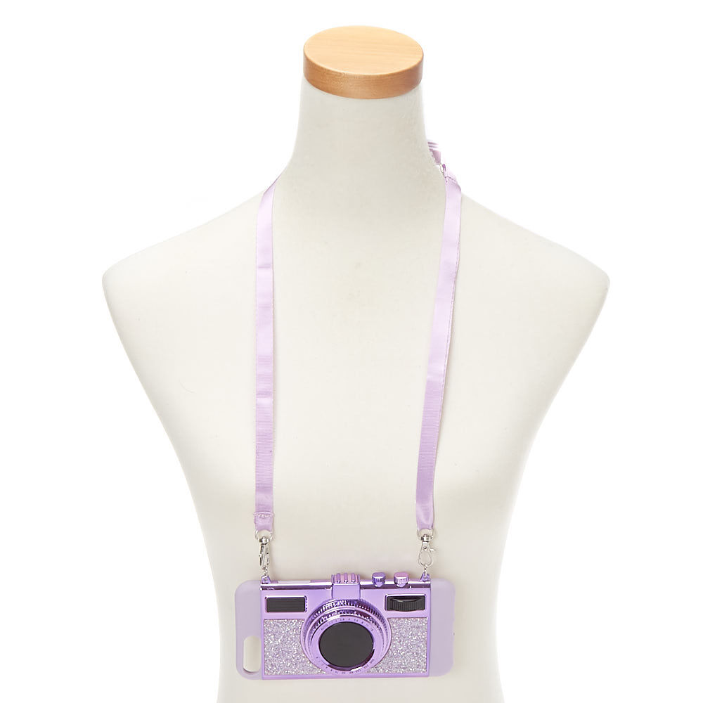 Retro Camera Phone Case - Purple,
