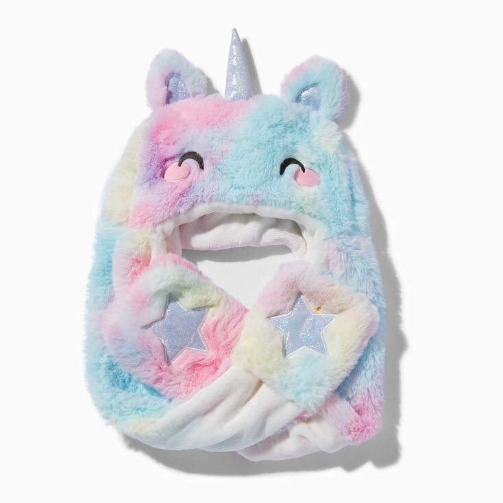 Claire&#39;s Club Fuzzy Unicorn Headscarf,