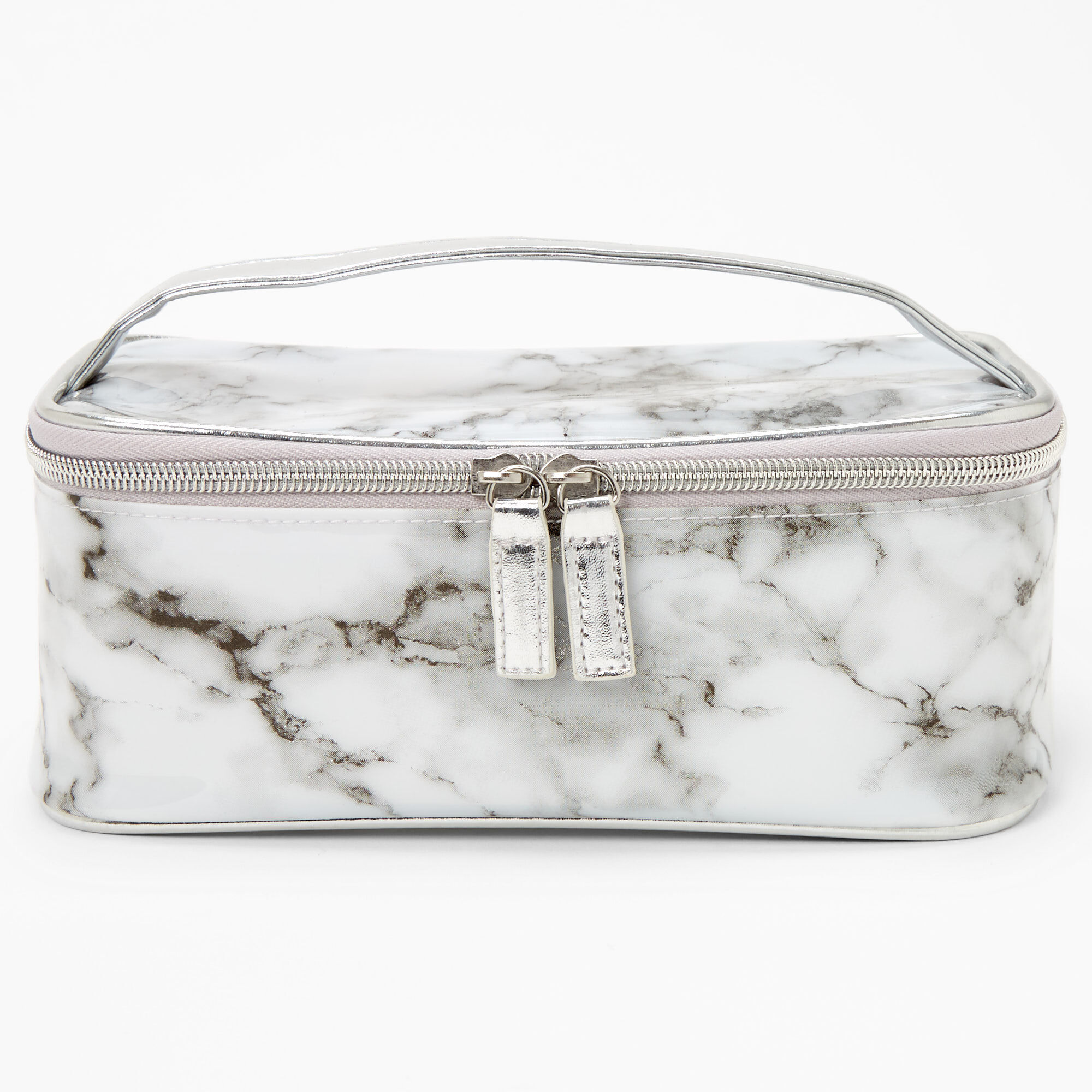Black and White Marble Makeup Bag