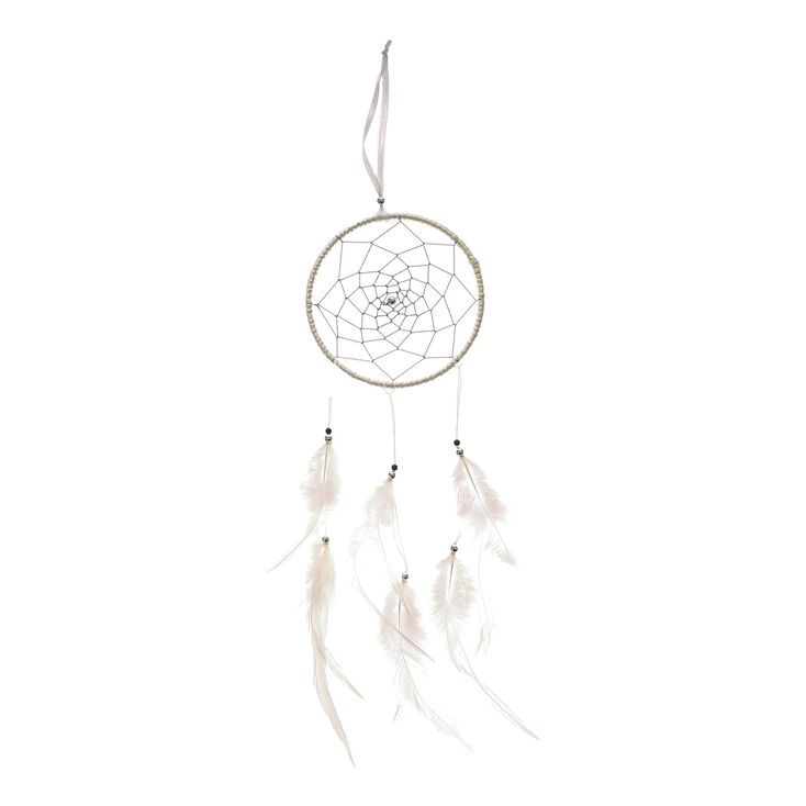 White Dreamcatcher Wall Art,