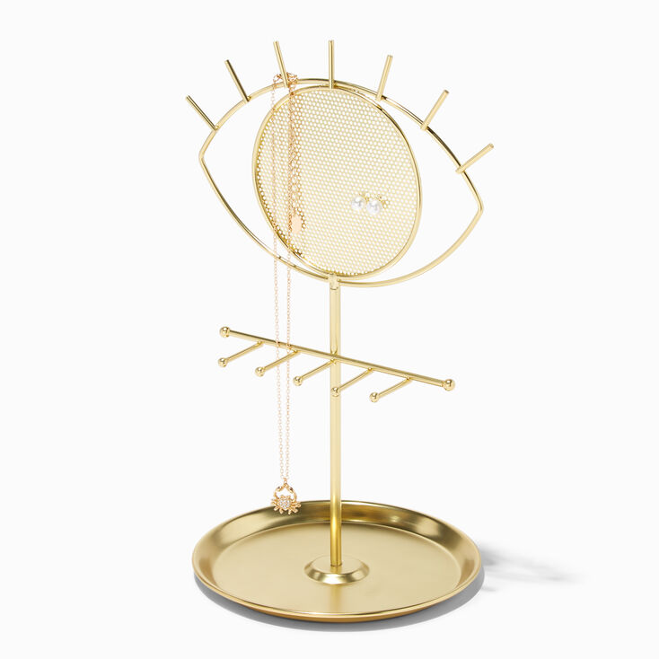 Gold Evil Eye Jewelry Holder Tray,