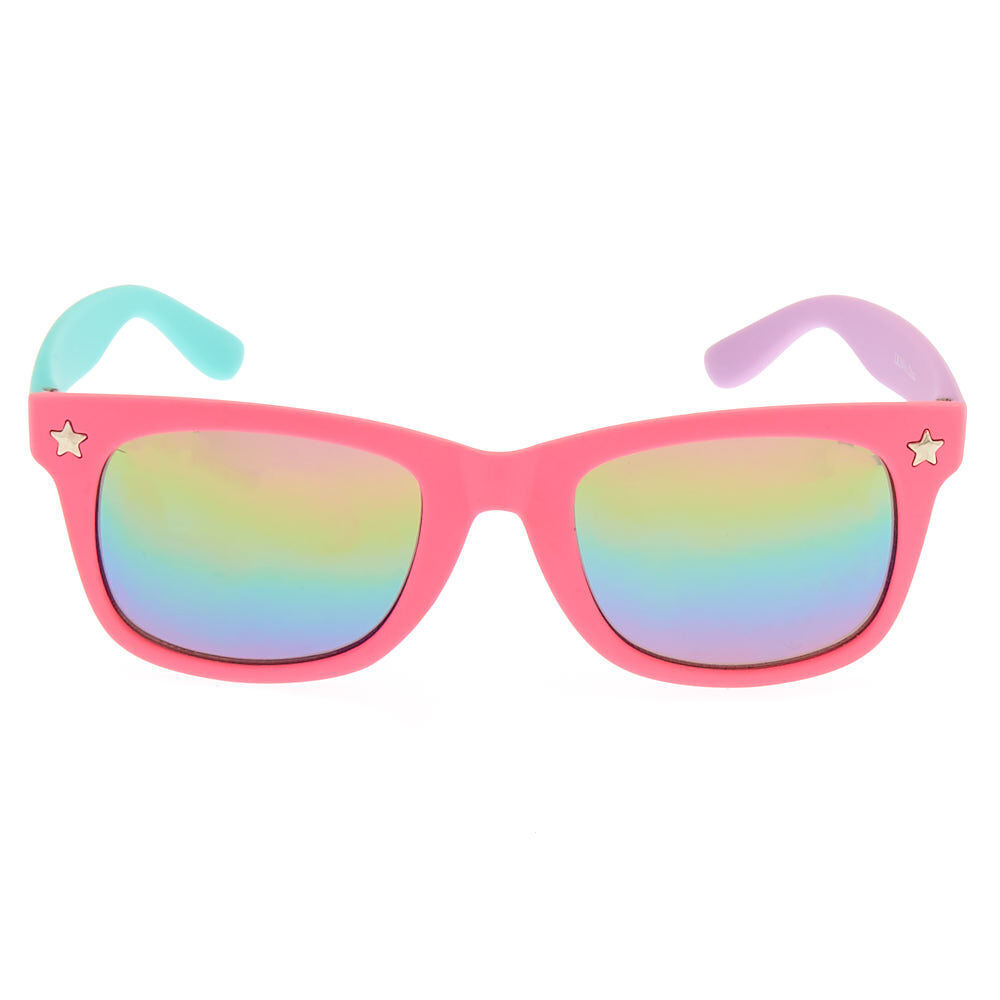 Claire's Club Three Tone Mirrored Sunglasses,