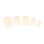 Lot de 24&nbsp;faux ongles naturels style French manucure,