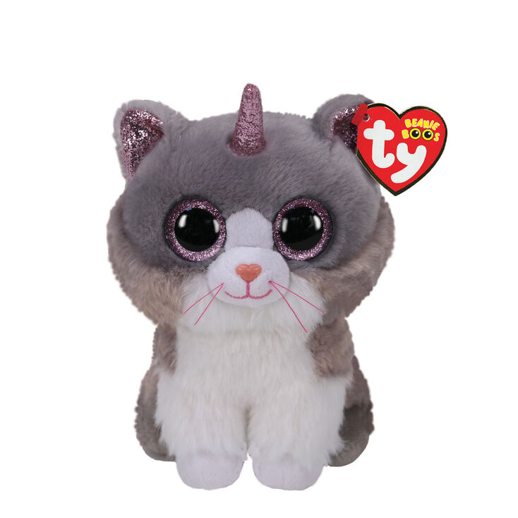 Ty&reg; Beanie Boo Asher the Cat Soft Toy,