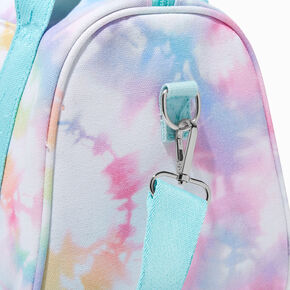Claire&#39;s Club Tie Dye Happy Face Duffel Bag,