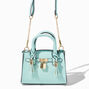 Mint Green Tassel Small Crossbody Satchel,
