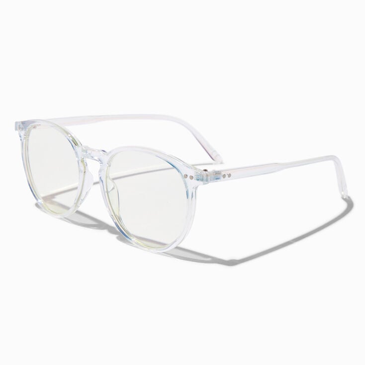 Solar Blue Light Reducing Holographic Clear Lens Frames