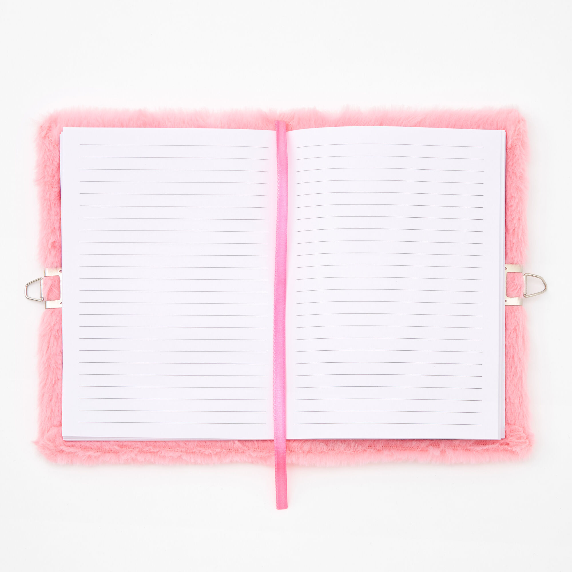 Giant Initial Furry Lock Diary - J,