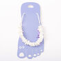 Puka Shell Anklet - White,