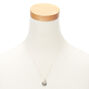 Initial Charm Pendant Necklace - K,