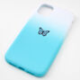Blue Ombre Butterfly Phone Case - Fits iPhone&reg; 11,