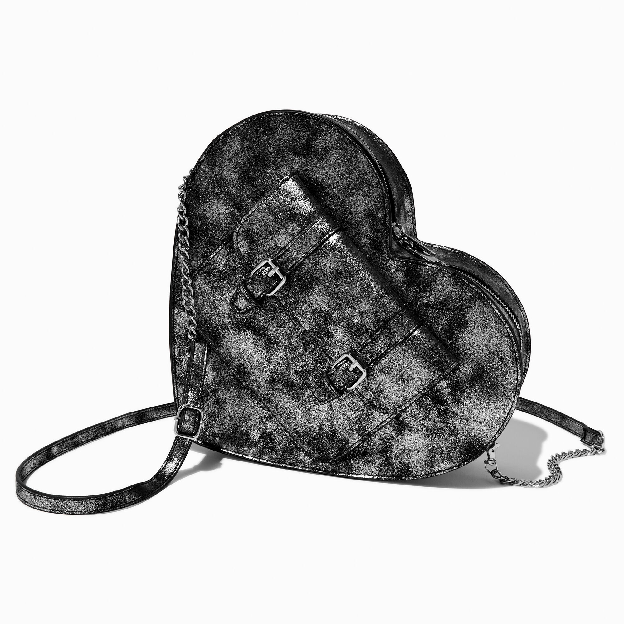Black heart backpack hotsell