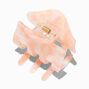 Pink Tortoiseshell Medium Hair Claw,