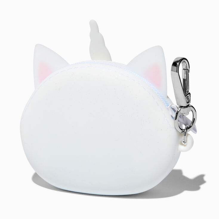 Caticorn Jelly Coin Purse Keychain,