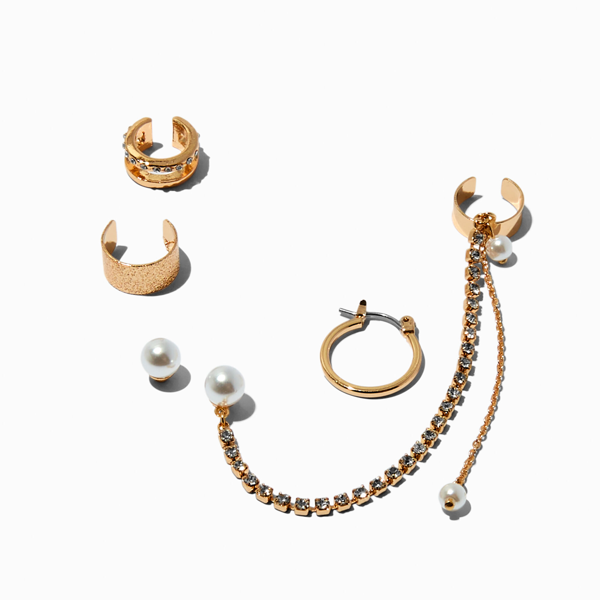 Claire's cuff earrings hotsell