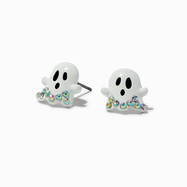 Embellished Ghost Stud Earrings,