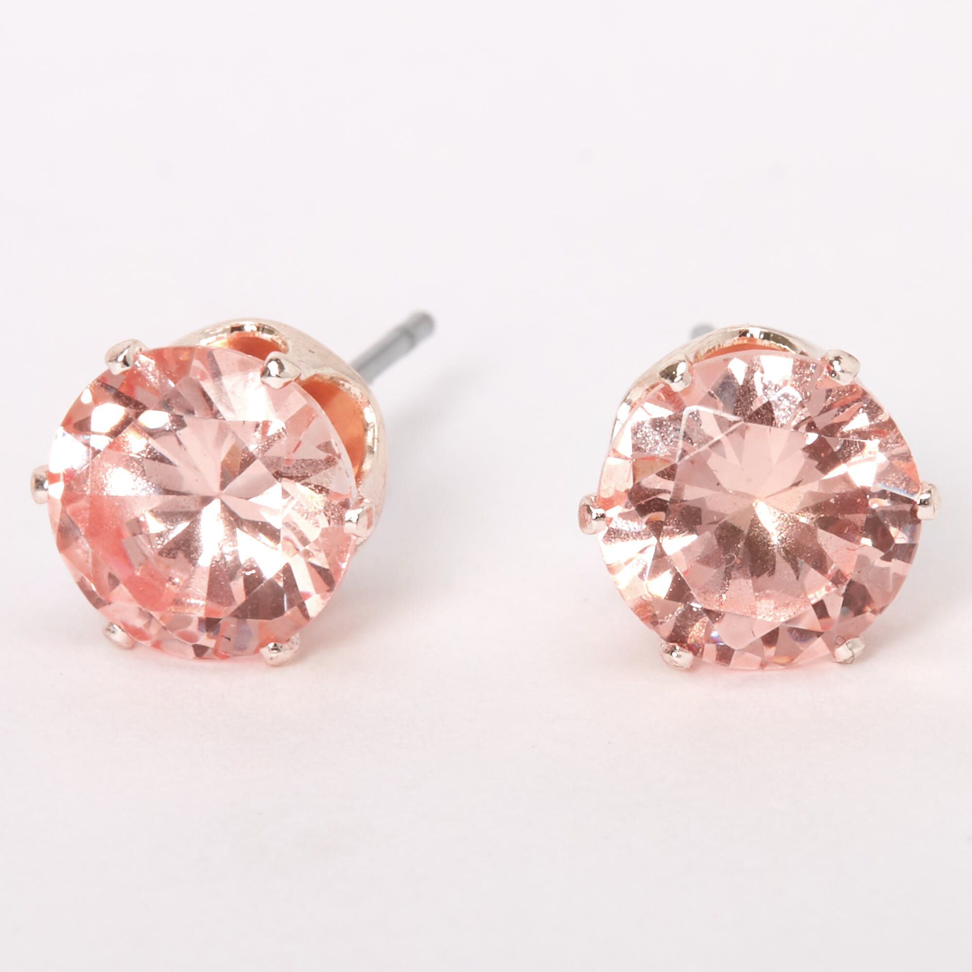 Cubic zirconia discount rose gold earrings