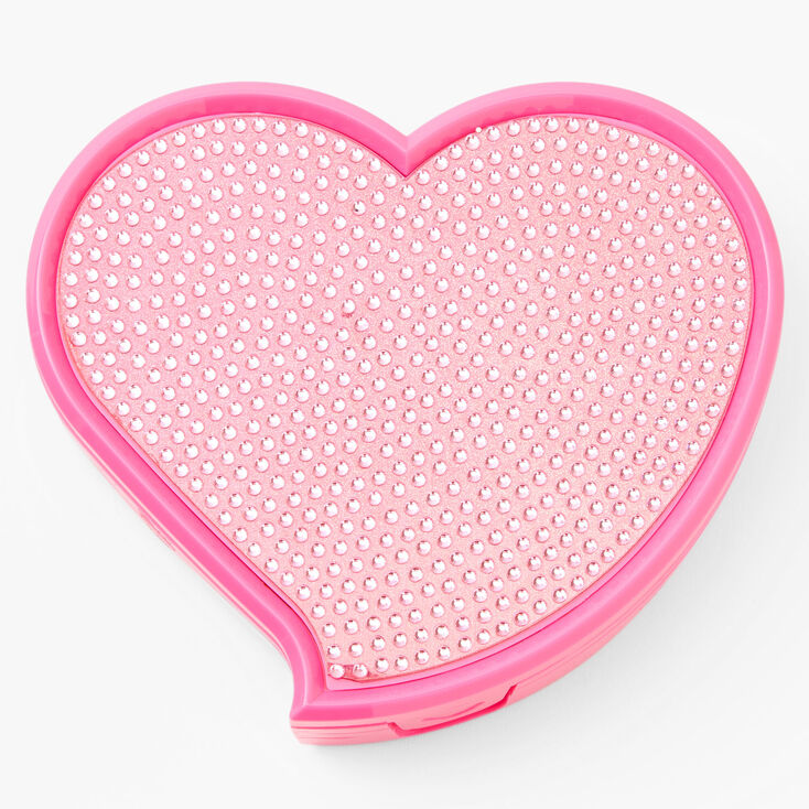 Pink Heart Bling Makeup Set,