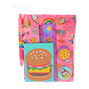 Ensemble de papeterie fast food,