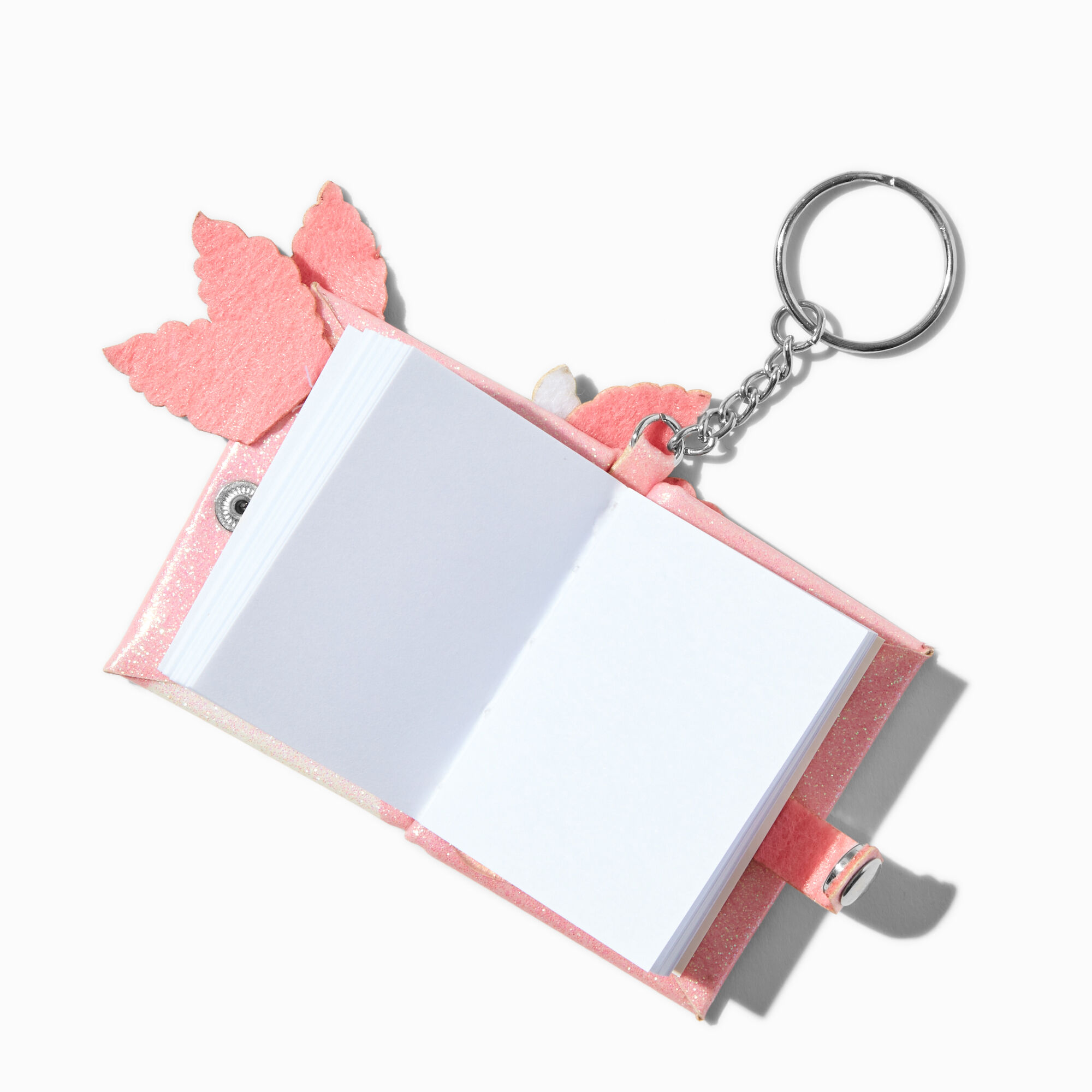 Axolotl Mini Glitter Diary Keychain,