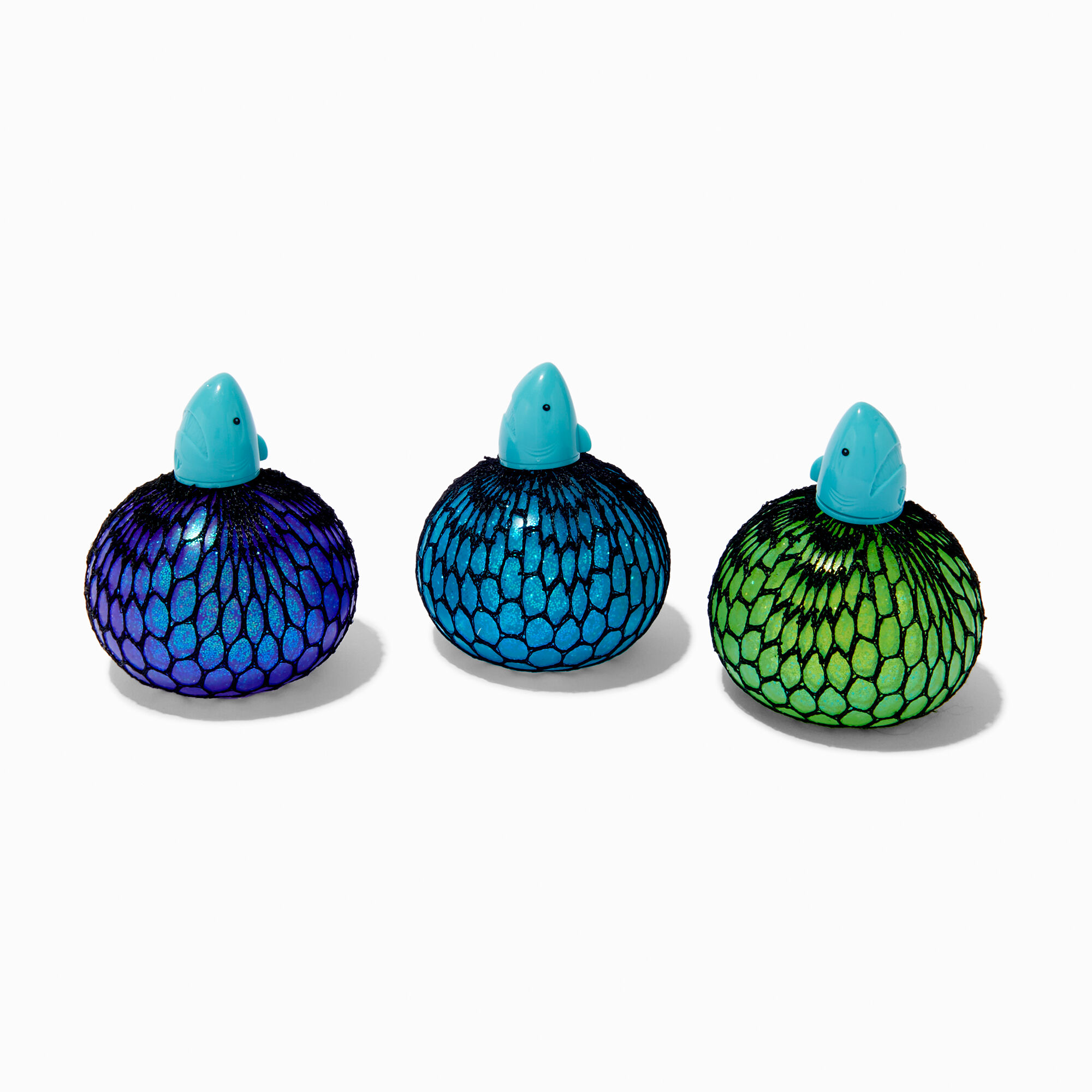 Shark Squishy Mesh Ball Fidget Toy – Styles Vary,