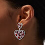 Gold 10MM Initial Huggie Hoop Earrings - F,