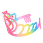 Claire&#39;s Club Rainbow Glitter Crown,