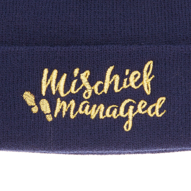 Harry Potter&trade; Mischief managed Beanie Hat &ndash; Blue,