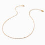 Gold Delicate Twisted Necklace,