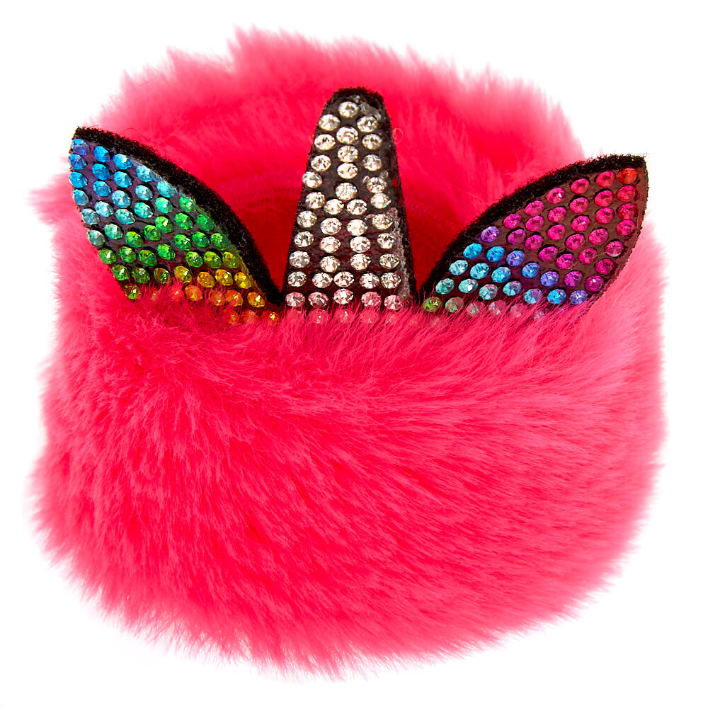 NEW Super Fluffy Plush Slap Bracelet