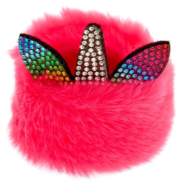 Furry Unicorn Slap Bracelet,