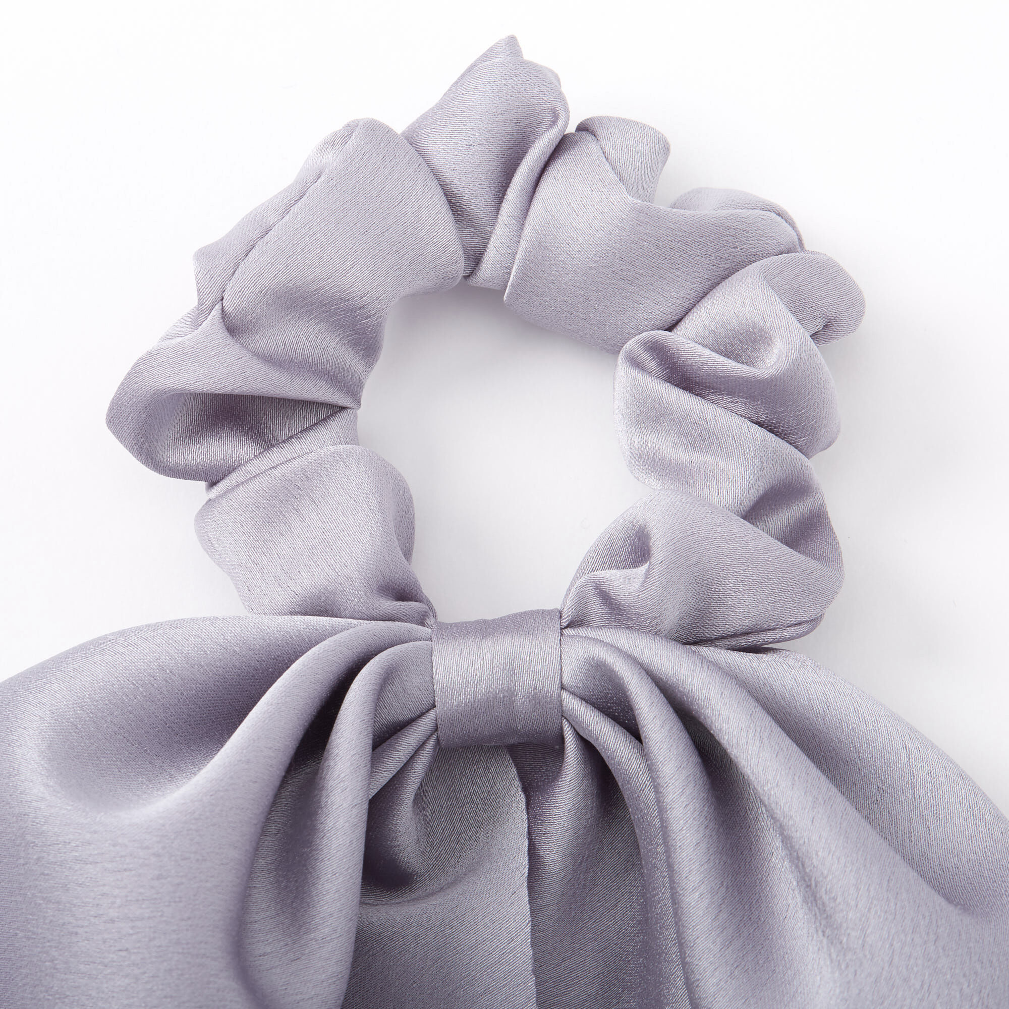 Small Hair Scrunchie Scarf - Dusty Blue,