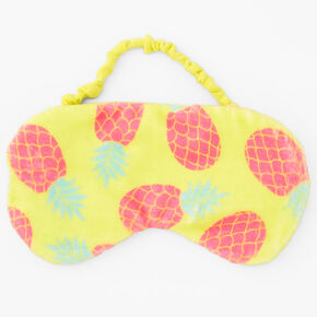 Plush Yellow Pineapple Sleeping Mask,