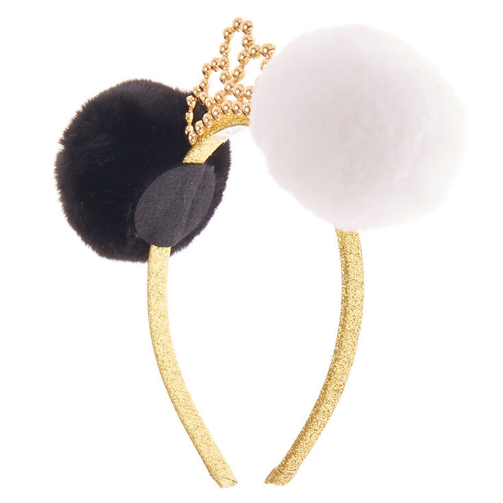 L.O.L. Surprise!&trade; Heartbreaker Spacebuns Headband &ndash; Black &amp; White,