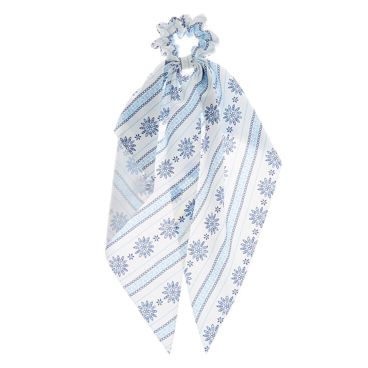 Claire's Chouchou foulard champêtre - Blanc