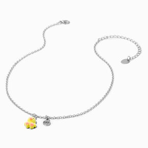 Best Friends Flocked Animal Pendant Necklaces - 4 Pack,