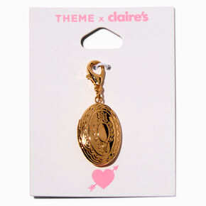 T H E M E x Claire&#39;s Gold-tone Locket Charm,