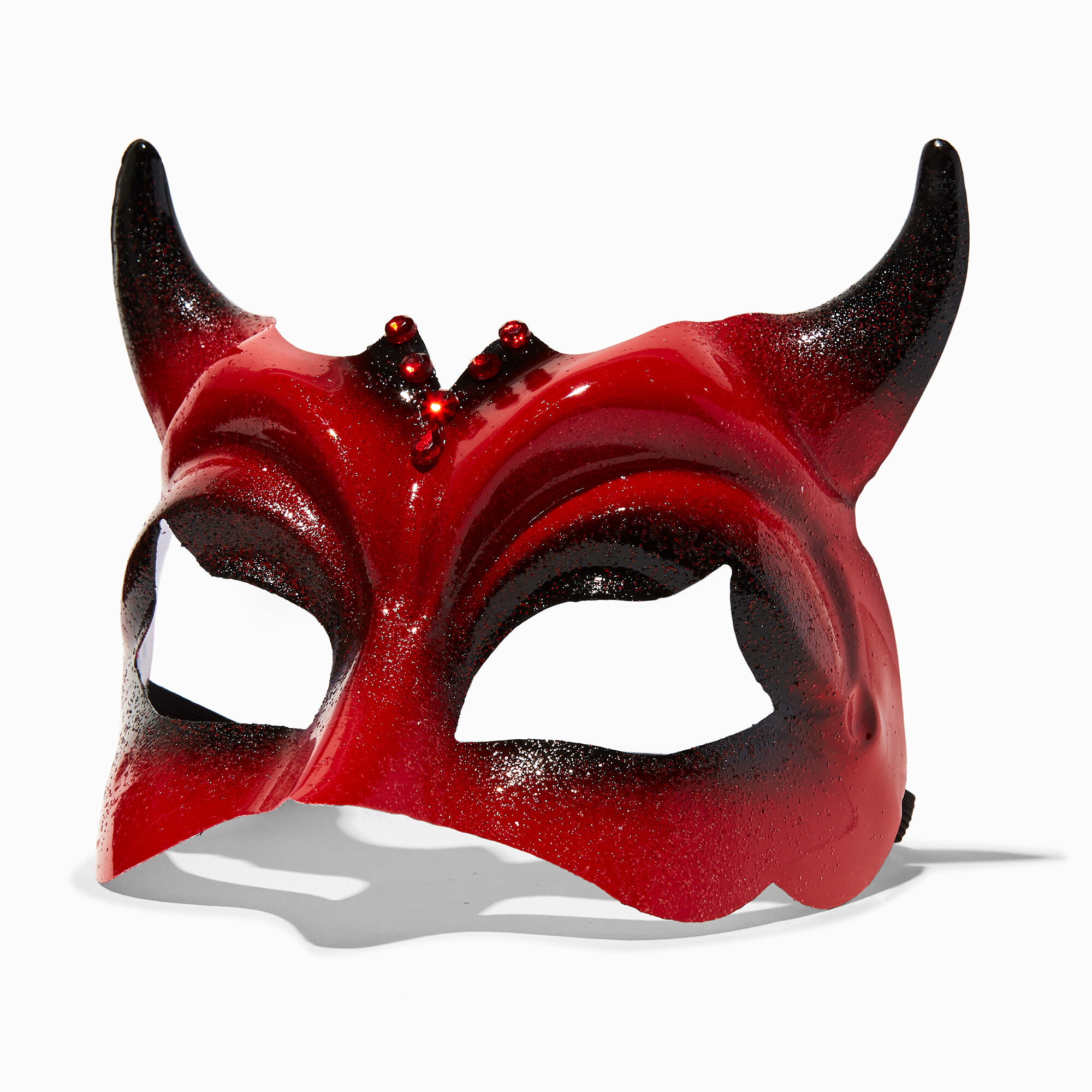 View Claires Devil Horns Mask Red information